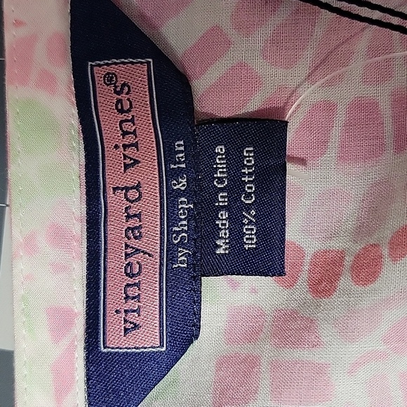 VINEYARD‎ VINES Mosiac Floral Print Cover Up Dress Medium - Picture 8 of 9